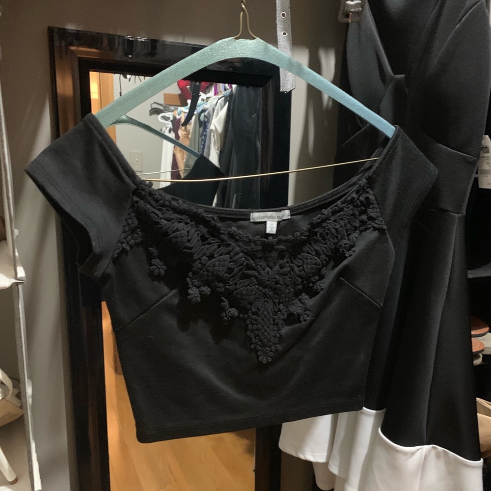 Black Crop Top